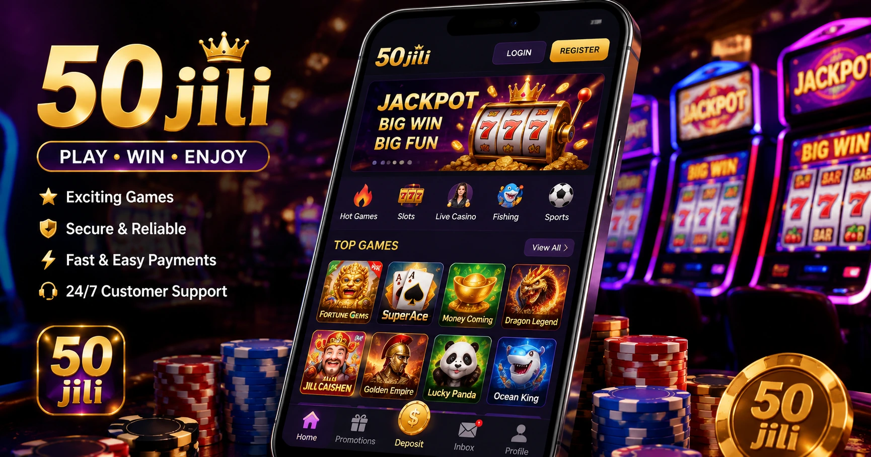 Discover the Power of 50jili app: Your Ultimate Guide to Online Casino Gaming - image 1 Discover the Power of 50jili app: Your Ultimate Guide to Online Casino Gaming - image 1